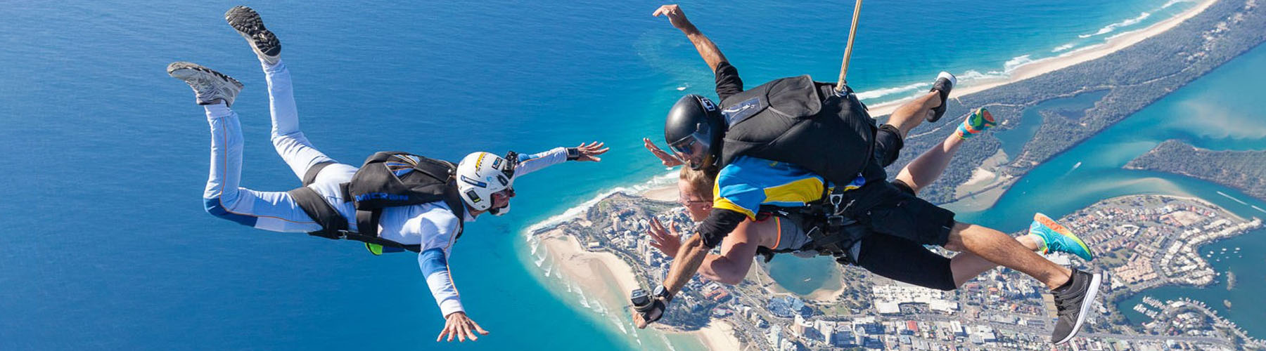 Tandem skydiving in the Gold Coast